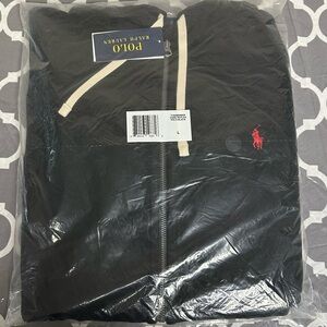Polo by Ralph Lauren Black Jacket with Red Logo